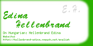 edina hellenbrand business card